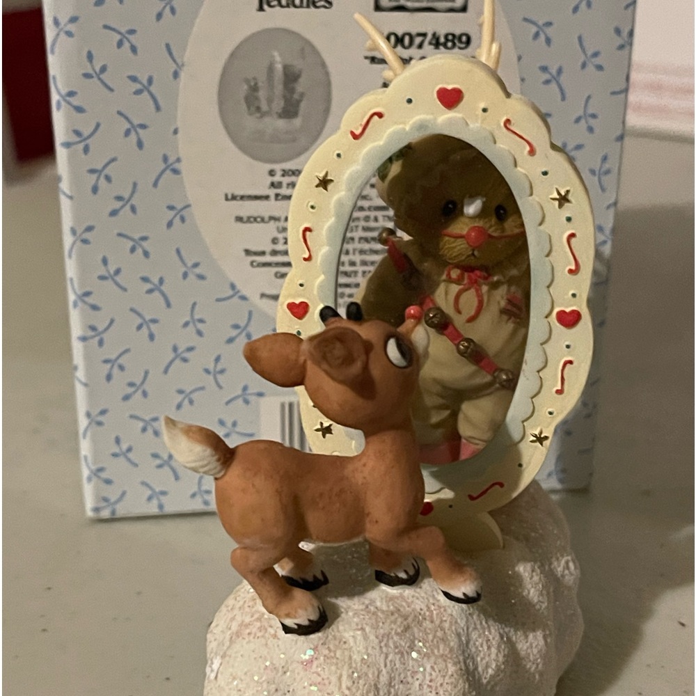 Cherished teddies Rudolph